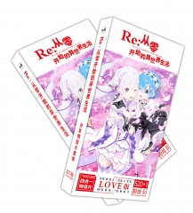 2 Styles 521 PCS/BOX Re:Life in a Different World from Zero/Re: Zero Post Card