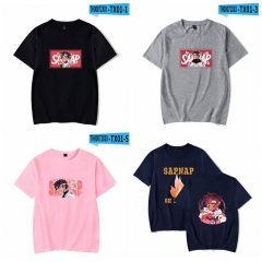25 Styles Sapnap Japanese Cartoon Character Cosplay Digital Print Anime T-Shirts