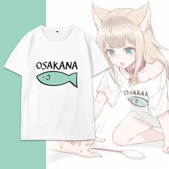 Cat Girl Cartoon Character Cosplay Anime T-shirts