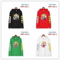 12 Styles Pretty Soldier Sailor Moon Cotton Hooded Anime Long Hoodie