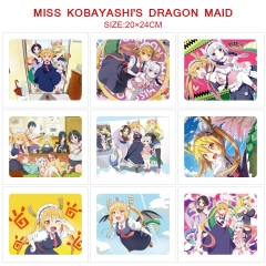 12 Styles Miss Kobayashi's Dragon Maid Anime Mouse Pad (5pcs/set) 20*24cm