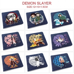 14 Styles Demon Slayer: Kimetsu no Yaiba Cosplay Decoration Cartoon Character Anime PU Wallet Purse