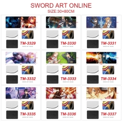 11 Styles Sword Art Online Anime Mouse Pad 30*80cm