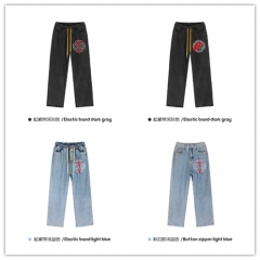 13 Styles 3 Color Fate Stay Night Cartoon Pattern Jeans Anime Pants
