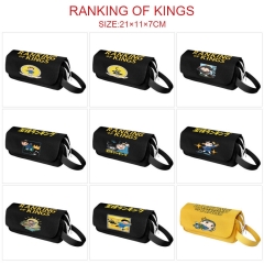 9 Styles Ranking of Kings/Osama RANKING Cartoon Zipper Anime Pencil Bag