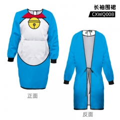Doraemon Long Sleeves Anime Apron