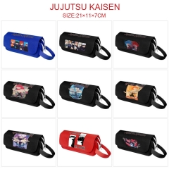 9 Styles Jujutsu Kaisen Cartoon Zipper Anime Pencil Bag