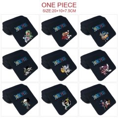 12 Styles One Piece Cartoon Zipper Anime Pencil Bag