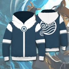 2 Styles Avatar: The Last Airbender Clothes For Child Anime Hooded Hoodie