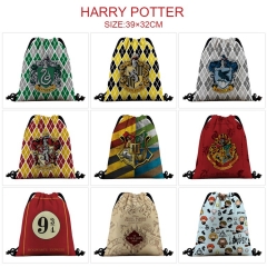 14 Styles Harry Potter 3D Digital Print Anime Drawstring Bags