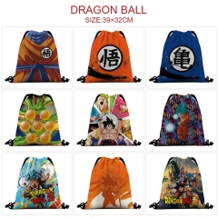 9 Styles Dragon Ball Z 3D Digital Print Anime Drawstring Bags