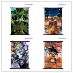 15 Styles Dragon Ball Z Cartoon Wallscrolls Waterproof Anime Wall Scroll 60*90CM