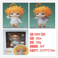 10CM Nendoroid The Promised Neverland 1092# Emma Can Change Face Cosplay Anime PVC Figure Model Collection Toy