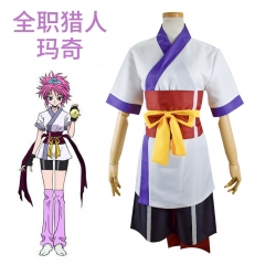 2 Colors HUNTER×HUNTER Machi Cartoon Character Cosplay Anime Kimono Costume Set For Adult
