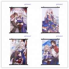 8 Styles The Genius Prince's Guide to Raising a Nation Out of Debt Cartoon Wallscrolls Waterproof Anime Wall Scroll 60*90CM
