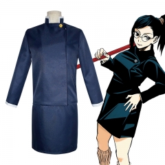 Jujutsu Kaisen Zenin Maki Cartoon Character Cosplay Anime Hoodie Skirt Costume Set For Adult Child