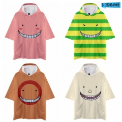 10 Styles Assassination Classroom Cosplay 3D Digital Print Anime T-shirt With Hood