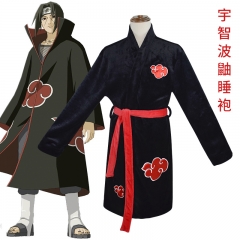 2 Colors Naruto Uchiha Itachi Cartoon Character Cosplay Anime Pajamas For Adult