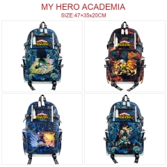22 Styles Boku no Hero Academia/My Hero Academia Anime Cosplay Cartoon Canvas Colorful Backpack Bag