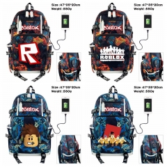 11 Styles Roblox Anime Cosplay Cartoon Canvas Colorful Backpack Bag
