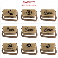 10 Styles Naruto Anime Cosplay Cartoon Canvas Diagonal package