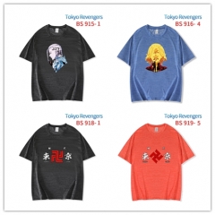 6 Styles 6 Color Tokyo Revengers Cartoon Pattern T-shirt Anime Short shirts