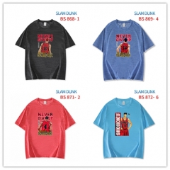 7 Styles 6 Color Slam Dunk Cartoon Pattern T-shirt Anime Short shirts