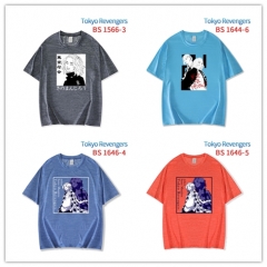 7 Styles 6 Color Tokyo Revengers Cartoon Pattern T-shirt Anime Short shirts