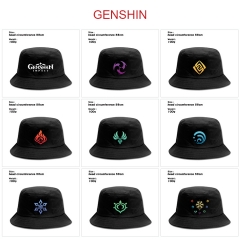 11 Styles Genshin Impact Anime Cosplay Cartoon  Bucket Hat