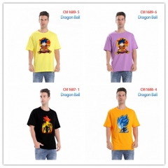 3 Styles 7 Color Dragon Ball Z Cartoon Pattern T-shirt Anime Short shirts