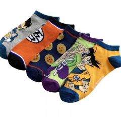 13 Styles Dragon Ball Z One Size Cotton and Polyester Short Socks