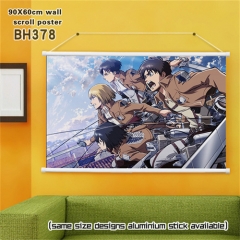 Attack on Titan/Shingeki No Kyojin Cartoon Wall Scroll Decoration Fancy Wallscrolls （90*60cm）