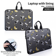 The astronauts Cosplay Decoration Cartoon Anime Laptop Computer Bag
