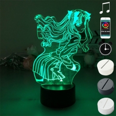 2 Different Bases Fate Stay Night Anime 3D Nightlight with Remote Control