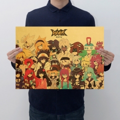 50.5*35cm AOTU Retro Kraft Paper Anime Poster