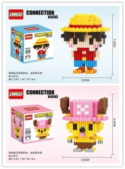 2 Styles One Piece Anime Building Blocks Funny Board Game