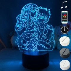 2 Different Bases My Hero Academia Anime 3D Nightlight with Remote Control