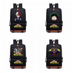 25 Styles Boku no Hero Academia/My Hero Academia Cosplay High Quality Anime Backpack Bag Black Travel Bags