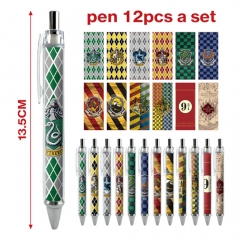 12PCS/SET Harry Potter Cartoon Character Anime Ballpoint Pen
