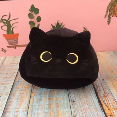 35CM Black Cat Cosplay Anime Plush Toy Doll Pillow