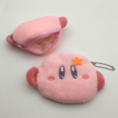 15*10CM Kirby Cute Purse Cartoon Character Plush Anime Wallets