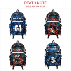 4 Styles Death Note Camouflage Flip Data Cable Anime Backpack Bag