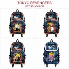8 Styles Tokyo Revengers Camouflage Flip Data Cable Anime Backpack Bag