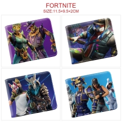 4 Styles Fortnite Cosplay Cartoon Character Anime Pu Wallet Purse