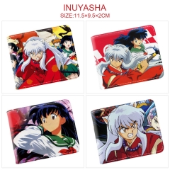 5 Styles Inuyasha Cosplay Cartoon Character Anime Pu Wallet Purse