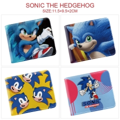 4 Styles  Sonic the Hedgehog Cosplay Cartoon Character Anime Pu Wallet Purse