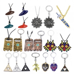15 Styles The Legend Of Zelda Collect Cosplay Character Anime Keychain