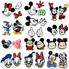 12 Styles Disney Mickey Mouse Minnie Mouse Alloy Earring Fashion Jewelry Cartoon Fancy Girls Anime Earrings