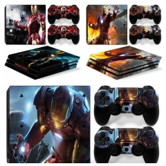 3 Styles Iron Man Game PS4 Pro Pasting Sticker Skin Stickers
