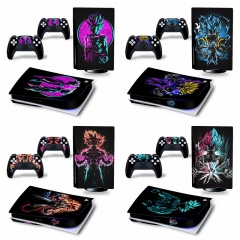 5 Styles Dragon Ball Z Game PS5 Pasting Sticker Skin Stickers